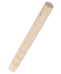Wooden Sickle Handle Grip With Ergonomic Design And Noslip Comfort For Sickle Replacement, shown at an angle on white background.