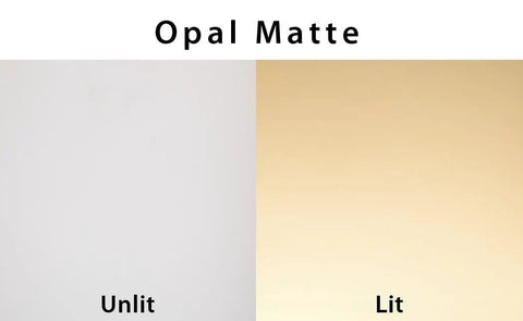 Opal matte glass comparison unlit and lit showing light diffusion, for Top Shelf 3 Light Wall Sconce With Opal Matte Glass And Smooth Satin Nickel Finish For Bathrooms Old School Mission Style Vanity Lighting Damp Rated Solid Room Upgrade.