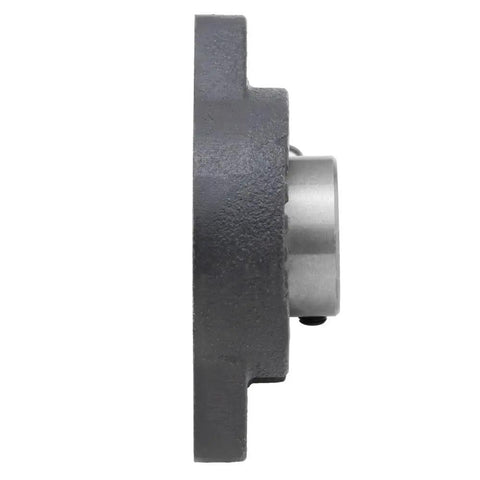 Side view of Two Bolt Flange Bearing Unit SB205-16 Insert Bearing, 1 Inch Shaft Bore, Cast Iron LF205 Housing, 76mm Bolt Center Diameter