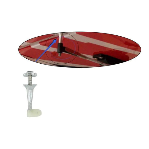 Adjustable Rudder Control Horn Cone Arm For RC Airplane And Helicopter Servo Rocker Aluminum Alloy Silver M2.8x24mm DIY Model Part