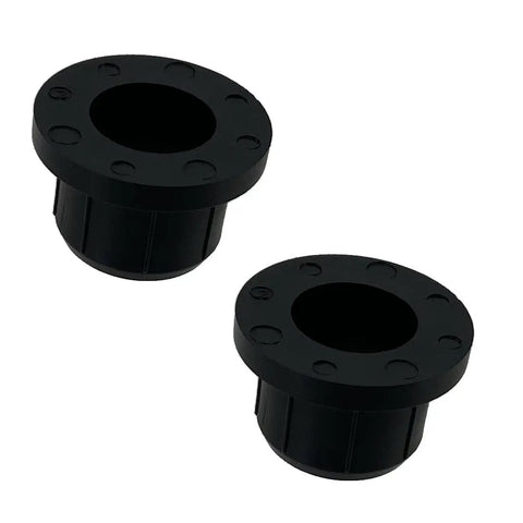 Heavy Duty Flanged Bushing Two Pack Oem Replacement Parts Built To Handle The Daily Grind Tractor And Farm Rig Maintenance Quick Swap Precision Fit Corrosion Resistant Components. Two 12.5mm black rubber bushings for heavy machinery.