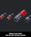 Craftsman 4-pc aluminum high-flow fittings kit, 1/4-in NPT threads