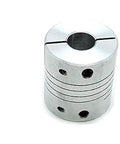 9.5 By 12.7 Millimeter Flexible Shaft Coupling Aluminum D25 L30 Rigid And Flexible Coupler CNC Machines Motors DIY Projects
