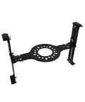 Hella Tight Stance Wheel Fitment Checker Tool For 5 Lug Rims, black carbon steel design for measuring rim clearance.