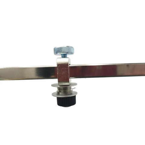 Close-up of adjustable angle feature on the Tabletop Hot Wire Foam Cutter For Styrofoam And Sponge, 110V 24W machine