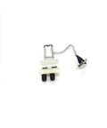 Heavy Duty Water Tank Pump Motor for Roidmi Eve Plus Robot Vacuum Replacement Part Plug and Play Easy Swap view with wiring.