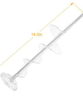 Auger Replacement For GE Refrigerator Freezer Ice Dispenser WR17X11939 WR17X11705 14-inch clear plastic auger