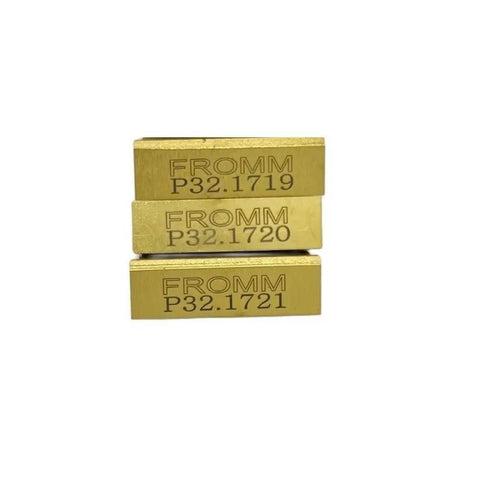 Gripper Set P32.1719 P32.1720 P32.1721 for P325 P323 P321 Battery Powered Plastic Strapping Tool Spare Parts for Fast Secure Strapping and Smooth Tension, brass grippers