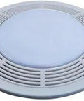 Grill Assembly S97017702 OEM Replacement For 8663RP 8664RP 750 751 And N750 Ventilation Fans; white grille with light lens.