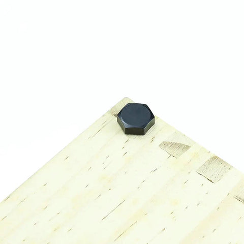 Heavy Duty 1/2 X 1-1/2 Inch Black Hex Head Lag Screws Bolts 8 Pc Pack For Decks And Wood Projects, 304 Stainless Steel 18/8 With Black Oxide Finish