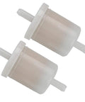Go To Inline Fuel Filter Five Sixteenths Inch For Kubota Tractors And Lawn Mowers Two Pack Fits BX Series ZD Models And Deere AM876035