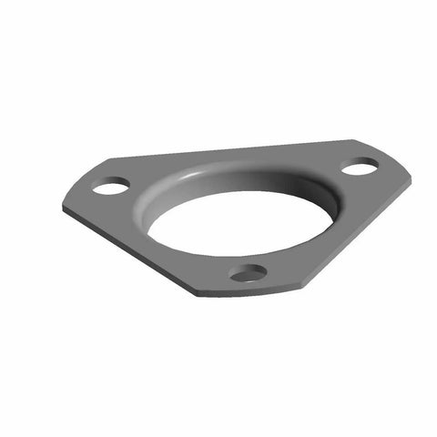 Hella Tough Flangette With Clinch Nuts Assembly Replacement For UTV And ATV Powersports Parts 1021239 gray flangette bracket with holes
