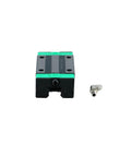 Get Premium HGW25 Linear Guide Rail Kit With Two 2400mm Slides And Four Smooth Blocks For High Precision DIY CNC Projects That Glide Like Butter Without Any Hassle Or Maintenance Needed Down The Road. HGW25 linear block with grease fitting