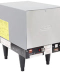 Heavy Duty Compact Booster Water Heater Handling Hot Water Rushes With 15 Kilowatt Electric Output Inside A Smooth 6 Gallon Stainless Steel Tank