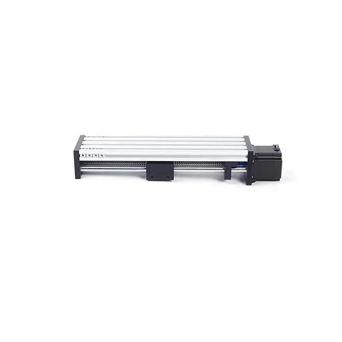 Smooth Ball Screw Linear Guide Rail Motion System With Precise Rock Solid Movement For Industrial Automation Including A 100mm Diameter Stepper Motor For High Torque And Reliable Positioning, aluminum linear actuator