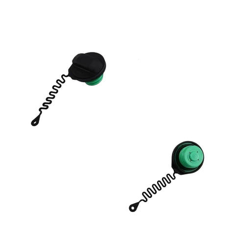 Low Profile Fuel Filler Cap Inner Cover For Smart Fortwo 451 450 Cabrio Upgrade With Glossy Finish Dope Look And Durable Protection Against Mud Scratches Rain And Oil Stains That Keeps Side Profile Lux And Sporty, black green cap with tether