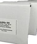 Box of Premium High Temp Lithium Complex Grease For Extreme Pressure And Water Resistant Rugged Use Multi Purpose Heavy Duty Tan Lubricant