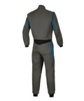 Rear view of Go-Kart Racing Suit For Adults, Youth And Kids, Water-Resistant Digital Print, Breathable Fabric, Lightweight One-Piece.