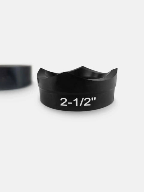 2-1/2 Inch Conduit Punch And Die For Hydraulic Knockout Driver With 2.91 Inch Hole Size Laser Engraved Alignment Marks