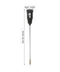 2-In-1 Soil Moisture Meter And PH Tester With A 12 Inch Probe, Portable Garden Tester, black casing, stainless steel probe