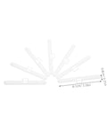Vertical Blind Repair Kit 10 Pack Dual Hole Hangers For Quick Install Durable Plastic Window Blind Accessories Flexible