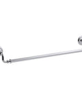 Artifacts 24 Inch Towel Bar Polished Chrome For Bathroom Durable Premium Metal Construction Corrosion And Tarnish Resistant Finish
