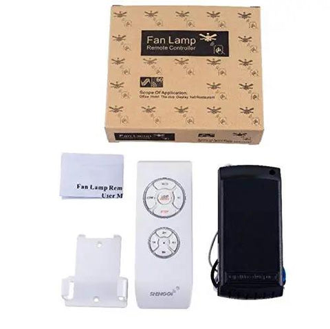 Top Notch Nordic Led Ceiling Fan Light Featuring Hassle Free Smart Remote Control with user manual and mount.