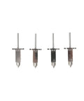 Sovol SV08 Metal Nozzle Kit Set with 0.2mm, 0.4mm, 0.6mm, and 0.8mm tips for SV08 T300 upgrade, high detail and smoother prints