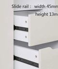 Full Extension Drawer Slides With Ball Bearing Rails 22 Inch Side Mount Track Kit For Kitchen Drawers, close-up of mounted slides