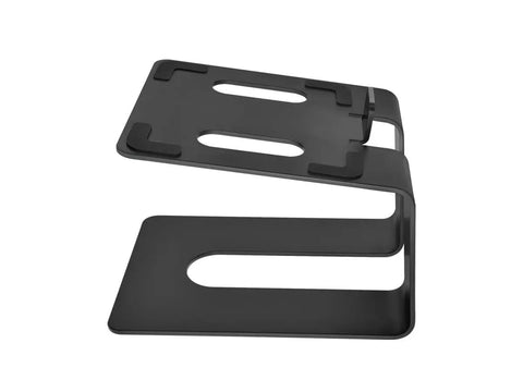 Metal Tilted Desktop Speaker Stands Risers Pair With Anti Vibration Pads Elevating Bookshelf Speakers Up To 33 Lbs