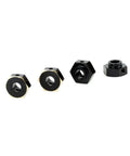Axial Capra SCX10 II Pro 12mm Wheel Hex Upgrade CNC Brass For RC Crawlers shown in set of four