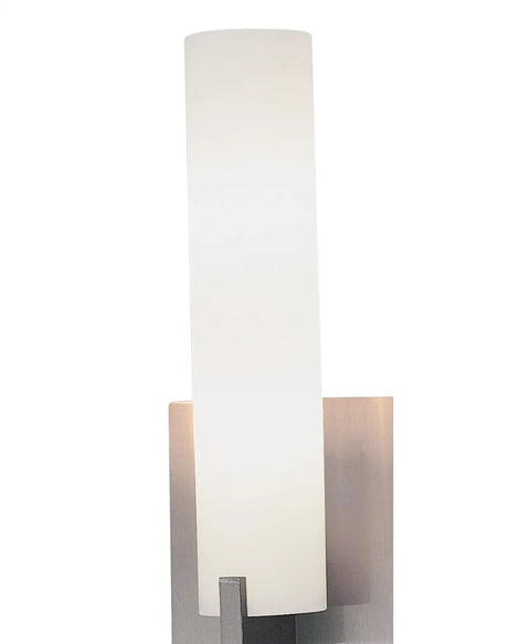 Tube Wall Sconce Two Light Brushed Nickel 120 Total Watts 13.25 Inch Tall 4.75 Inch Wide Dimmable Fixture With Included Bulbs G9 Xenon.