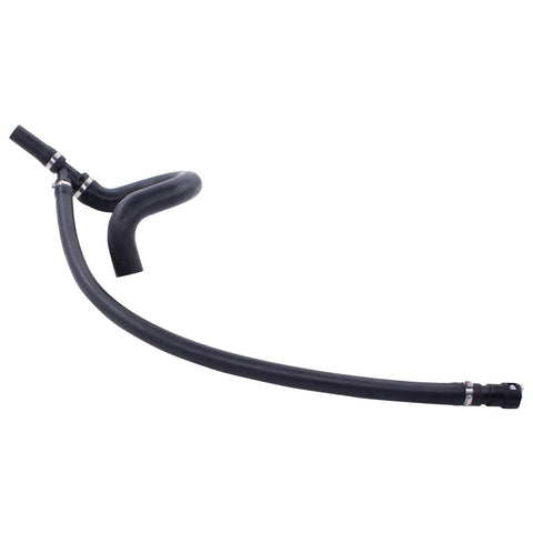 MOTOKU HVAC engine heater inlet and lower radiator outlet hose assembly, black rubber with metal clamps