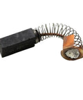 Heavy Duty Carbon Brush Replaces N031652 For Porter Cable 6302 And 6902 Types with copper connection and spring coil.