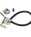 Top Shelf 3/4 Inch Clip On Thermostatic Control Unit Perfect For Home Heating Loops 105 To 115 Degree Fahrenheit Range No Sweat Upgrade For Domestic Circulation Pump Plumbing Setup with wire and clips.