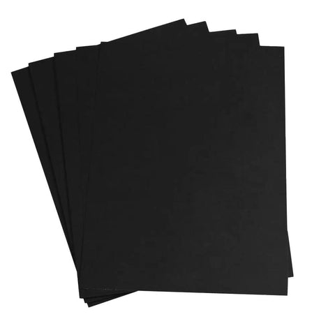 Black Corrugated Cardboard Sheets 37x26 Inches 50 Pack E Flute Thick 3 32 Inch Made In USA Perfect For DIYers Crafts Packaging Shipping