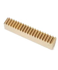 Brass Gear Rack 4mm And 5mm Width 0.5 Module Straight Teeth Pinion Drive Guide, 8mm 10mm height spur gear
