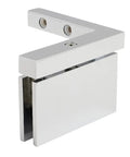 Senior Cardiff Chrome Offset Wall Mount Hinge For 12 Mm Glass Shower Doors With Back Plate Self Centering Right Hand Mount Beefy Heavy Duty Glass Door Hardware chrome offset hinge for 12 mm glass