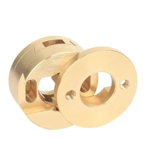 Brass 16mm Oldham coupling for 3D printer Z axis, Upgrade Your 3D Printer With This Smooth Z Axis Screw Hot Bed Oldham Coupling Stabilizer That Drastically Reduces Vibration For Crystal Clear Prints While Ensuring Super Accurate Alignment On The Move.