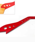 Durable Heavy Duty Table Saw Push Stick made of red ABS, 16.5 inches, designed for safety while using routers and planers.
