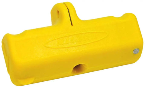 Flat Drop Fiber End Prep Kit For FTTH - All In One Tool Set For Drop Cable Stripping, Slitting, Scoring, And Termination Prep in yellow case
