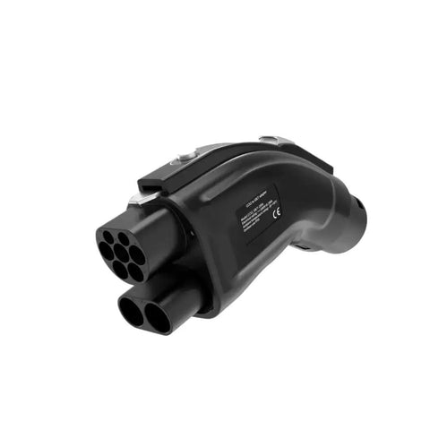 Heavy Duty Ccs2 To Chademo Dc Fast Charging Adapter Converter with dual connectors for EVs, designed for reliable use.