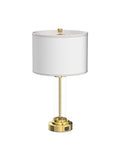 Touch Control Bedside Lamps Set Of 2 With USB A And C Ports, 3 Way Dimmable Nightstand Lighting With Fabric Shade, modern gold lamp