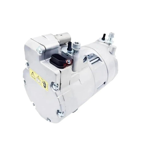Heavy Duty AC Compressor For BMW I8 Hybrid Electric Vehicle Direct Fit Replacement Oem 64529332199 refrigeration pump side view.