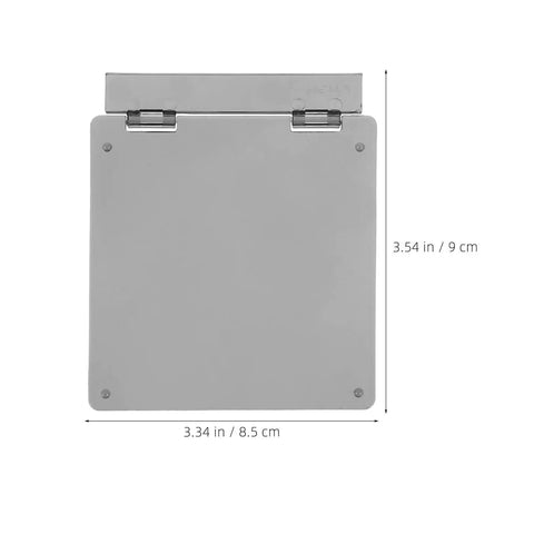 Front view of Three Pack Air Conditioning Control Wall Covers 86 Type Power Switch Protective Plates Gold Finish