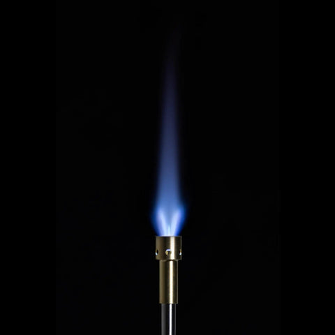 DuraCast Wide Surface Torch With Auto Ignition, blue flame emitted from durable cast aluminum body, TS 4500 Torch for MAP-Pro fuel
