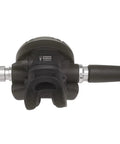 Front view of Mk19 Evo G260 Dive Regulator System for scuba diving with air balanced first stage, highlighting durable second stage design