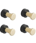 Top Tier Pack Of Four Heavy Duty Stainless Steel Wall Hooks With Rust Proof Finish For Bathrooms And Kitchens Showcasing Sleek Modern Lines To Hang Coats Towels And Keys Smooth As Butter In The Morning