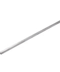 Beefy 6061 T6 Aluminum Rectangle Bar 0.25 By 0.25 Inch, 60 Inch Length, Lightweight Yet Strong Flat Stock For Machining, DIY Projects, Brackets, And Custom Fabrication, shown as a straight silver bar