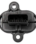 Front view of GM Mass Airflow Sensor 55498433 Replacement for GM Vehicles Drop-In OE-Quality MAF Sensor with connector.